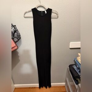 Popilush Built-in Shapewear Black Sleeveless Dress